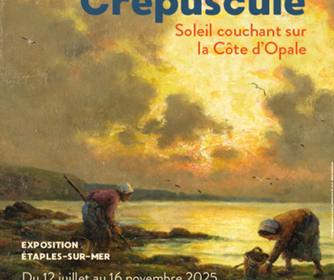 Exposition : « Crépuscule, soleil couchant sur la côte d’Opale »